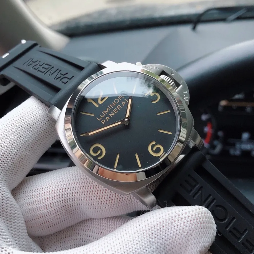 【High-end replica】💰1300! Panerai PAM00372 LUMINOR 1950 style fully automatic imported Citizen 8215 movement, 47 mm, men's material: stainless steel Movement manufacturer: Panerai movement Thickness: 5.3 mm Balance wheel: Glucydur® balance wheel Vibration frequency: 21600 oscillations per hour 🎮 Shock absorber: Incabloc shock absorber Number of gems: 21 Number of parts: 160