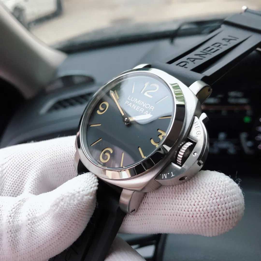 【High-end replica】💰1300! Panerai PAM00372 LUMINOR 1950 style fully automatic imported Citizen 8215 movement, 47 mm, men's material: stainless steel Movement manufacturer: Panerai movement Thickness: 5.3 mm Balance wheel: Glucydur® balance wheel Vibration frequency: 21600 oscillations per hour 🎮 Shock absorber: Incabloc shock absorber Number of gems: 21 Number of parts: 160