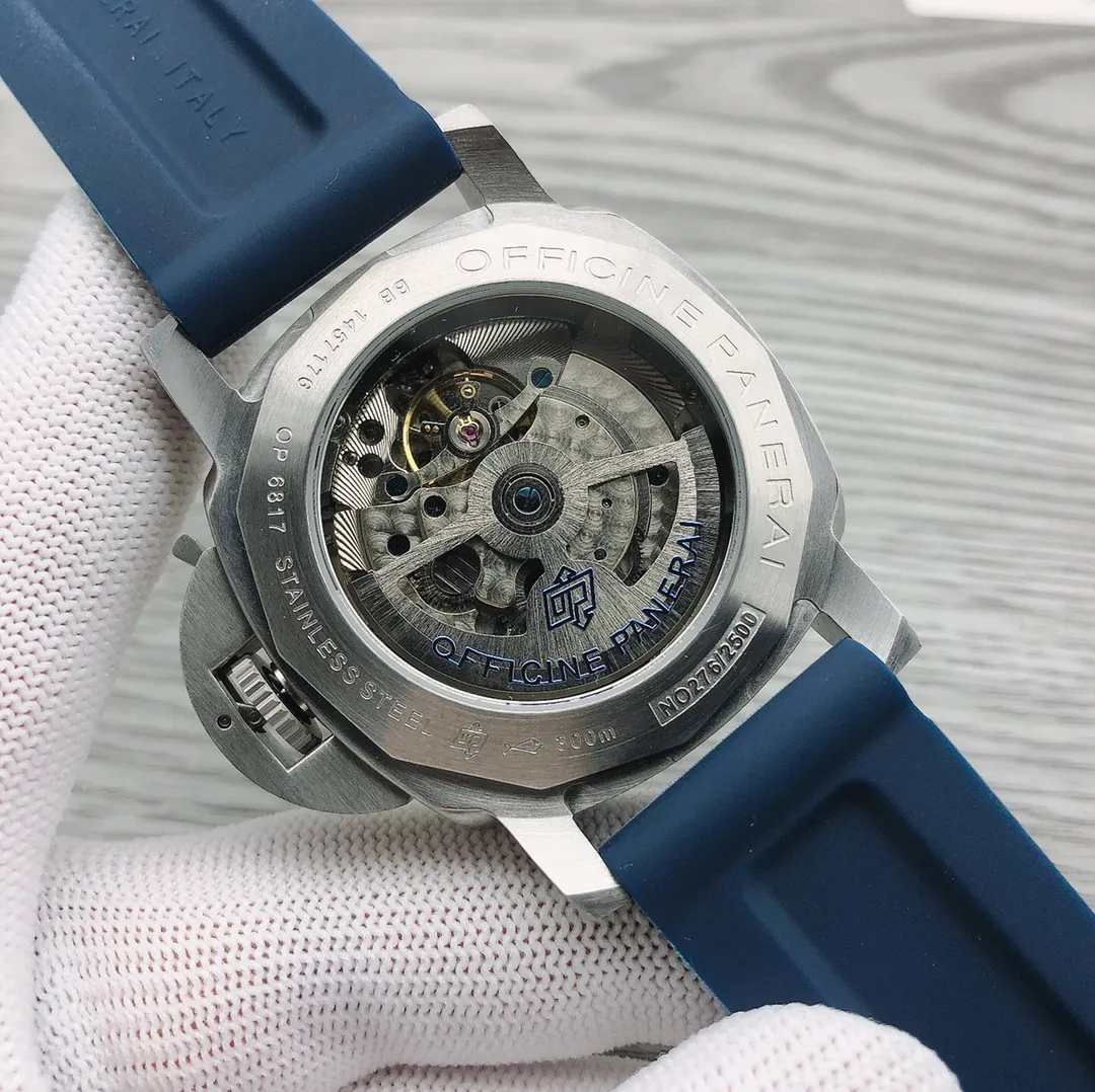 Panerai - PANERAI PAM Type: Men's top watch Movement: Fully automatic mechanical movement Case: 316L stainless steel case Mirror: Mineral strengthened glass Belt: Imported genuine cowhide strap is extraordinary, showing the charm of men Size: diameter 44mm, thickness 16mm