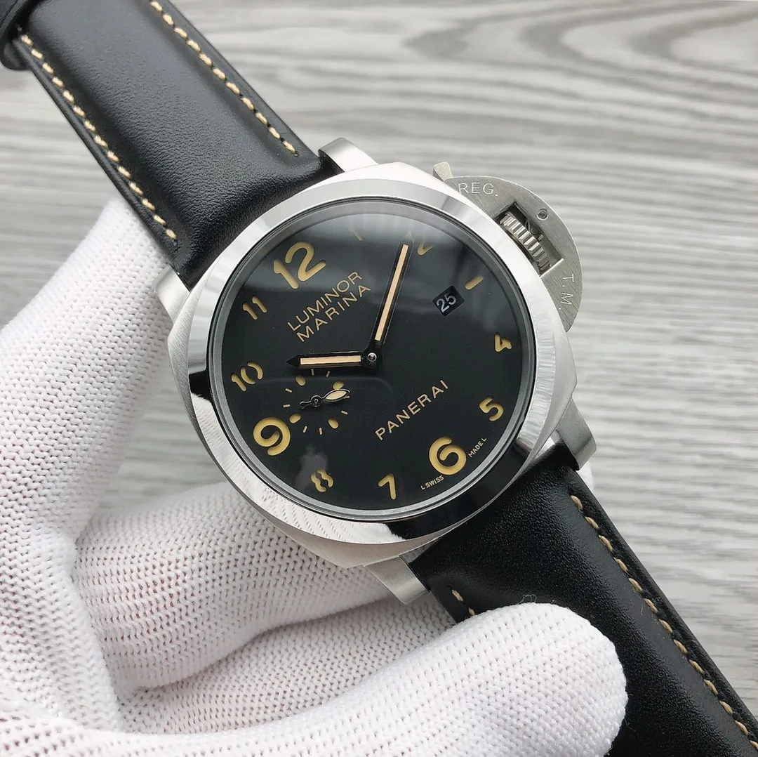 【High-end replica】💰1300! Panerai - PANERAI PAM Type: Men's top watch Movement: Fully automatic imported Citizen 8215 mechanical movement Case: 316L stainless steel case 🎮Mirror: Mineral strengthened glass Belt: Imported genuine cowhide strap is extraordinary, showing the charm of men Size: diameter 44mm, thickness 16mm
