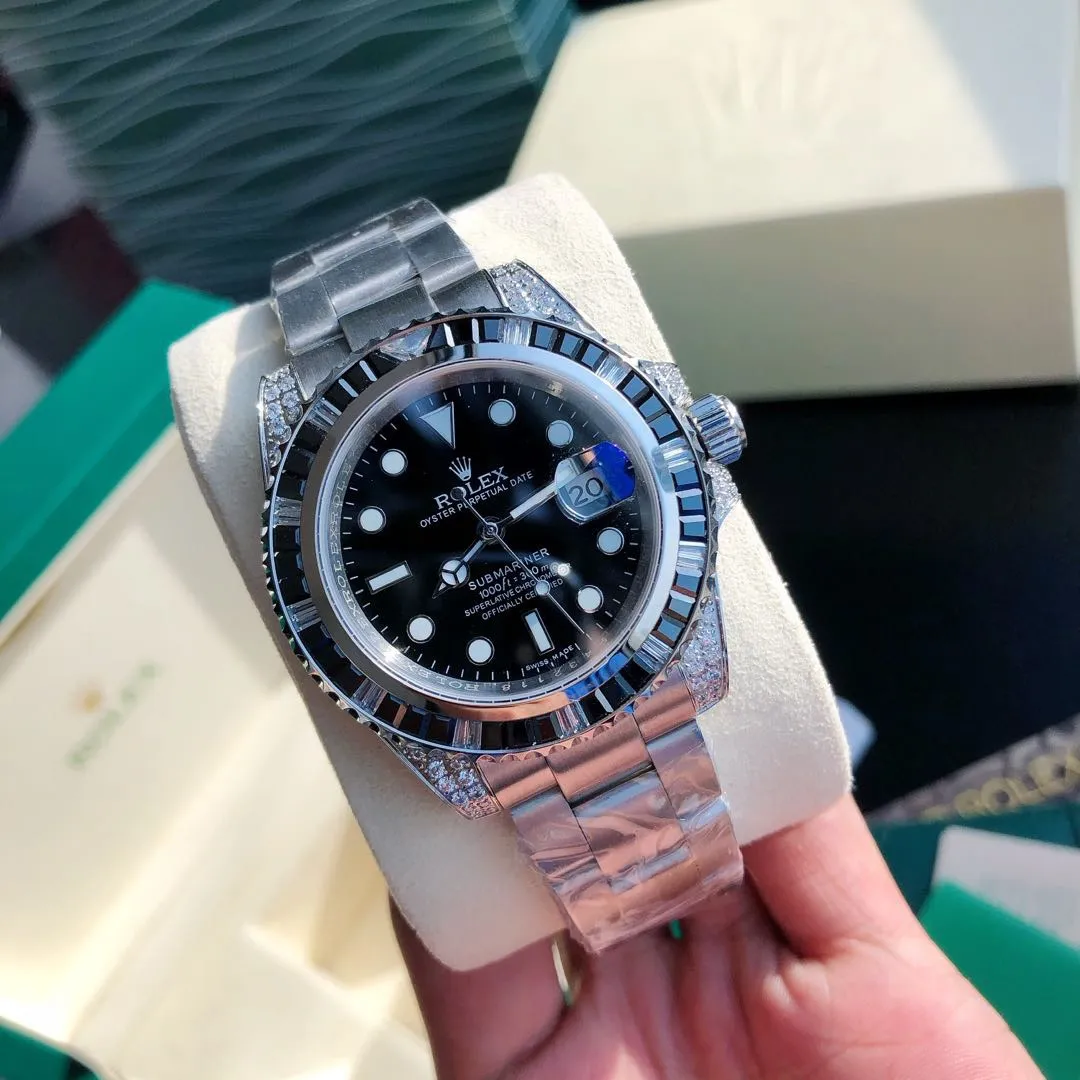 【Foreign trade import】💰1240! Rolex ROLEX Submariner Series Fully Automatic Machinery 40*13mm Arch Tempered Glass🍴Stainless Steel Strap Anyone can dress up brightly, but personal taste is revealed in the details of clothing