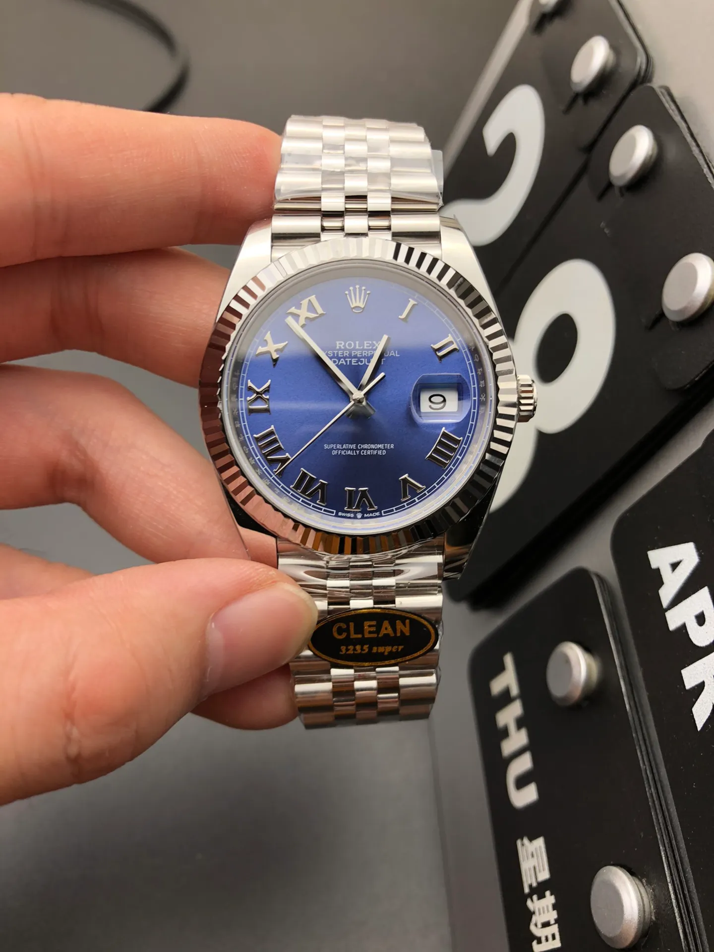 【High-end replica】💰1240! 【Top Replica】💰Private chat on price! Rolex Datejust Blue Face Roman Numeral Face High-definition Photos/Videos