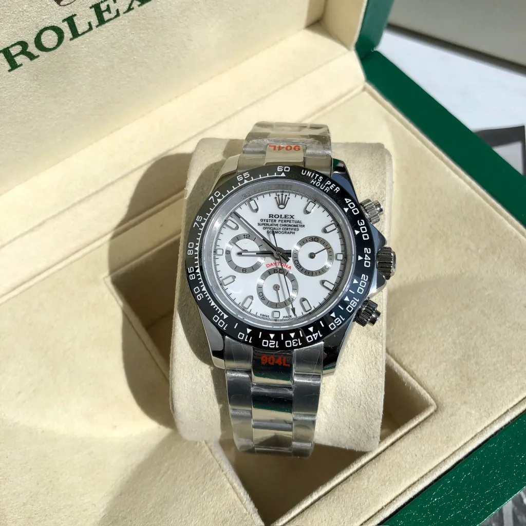 【High-end replica】💰1160! Customized all-in-one machine 💰1720! Rolex Daytona Series [Diameter] 40mm [Movement] Equipped with imported fully automatic mechanical movement [Ring] Imported finely polished ring/ceramic ring [Mirror] Scratch-resistant sapphire glass mirror [Material] Imported 316L stainless steel case [Strap] Stainless steel three-bead strap/high-quality tape [Buckle] Original buckle Super high quality, more beautiful in kind, market exclusive! Classic men's casual watch, the standard accessory for successful men, allowing you to wear it once and for all!
