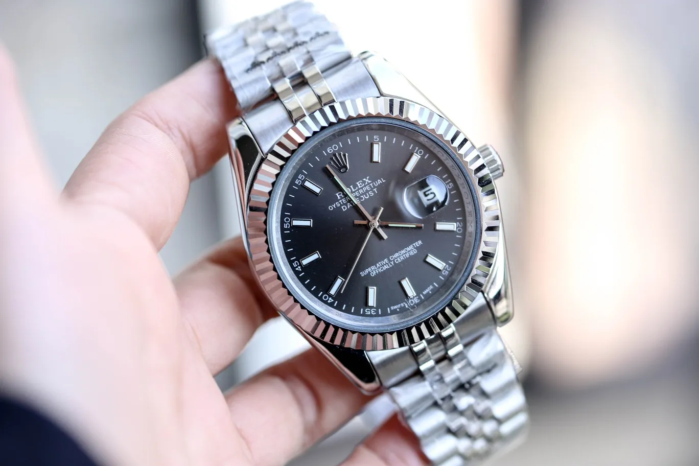 【High-end replica】💰1120! Rolex - 💯ROLEX💥 [Once and for all, classic and timeless] As one of the most valuable watch brands, the Rolex Datejust watch covers all its brand characteristics and uses a fully automatic mechanical movement to give full play to its precise and durable characteristics [Movement] Equipped with a fully automatic imported Citizen 8215 mechanical movement with accurate travel time [Case] 316 stainless steel case , the original 41mm size is more suitable for Oriental men, with scratch-resistant glass, clear reading [Bracelet] 316 stainless steel five-bead bracelet, with original buckle