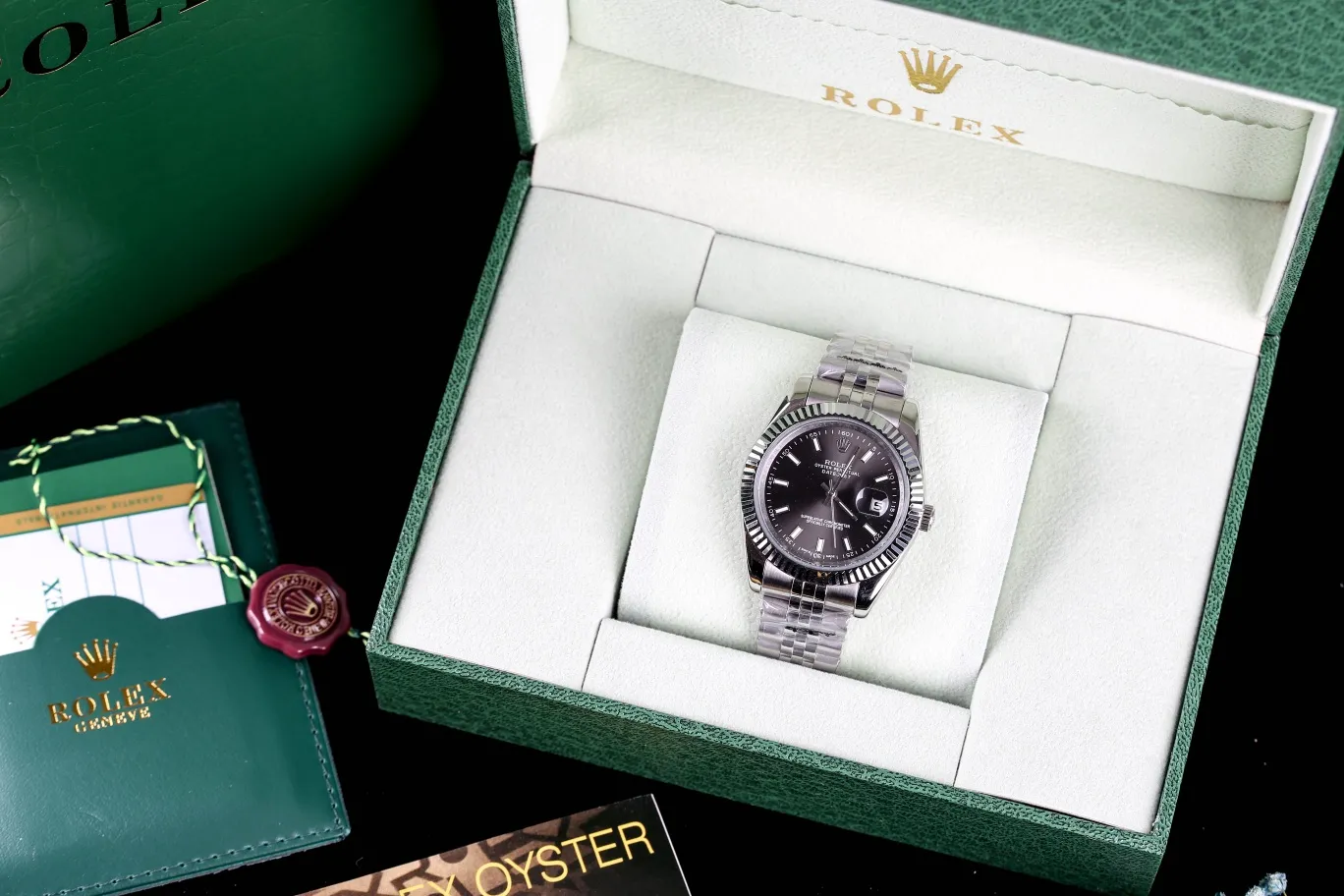 【High-end replica】💰1120! Rolex - 💯ROLEX💥 [Once and for all, classic and timeless] As one of the most valuable watch brands, the Rolex Datejust watch covers all its brand characteristics and uses a fully automatic mechanical movement to give full play to its precise and durable characteristics [Movement] Equipped with a fully automatic imported Citizen 8215 mechanical movement with accurate travel time [Case] 316 stainless steel case , the original 41mm size is more suitable for Oriental men, with scratch-resistant glass, clear reading [Bracelet] 316 stainless steel five-bead bracelet, with original buckle