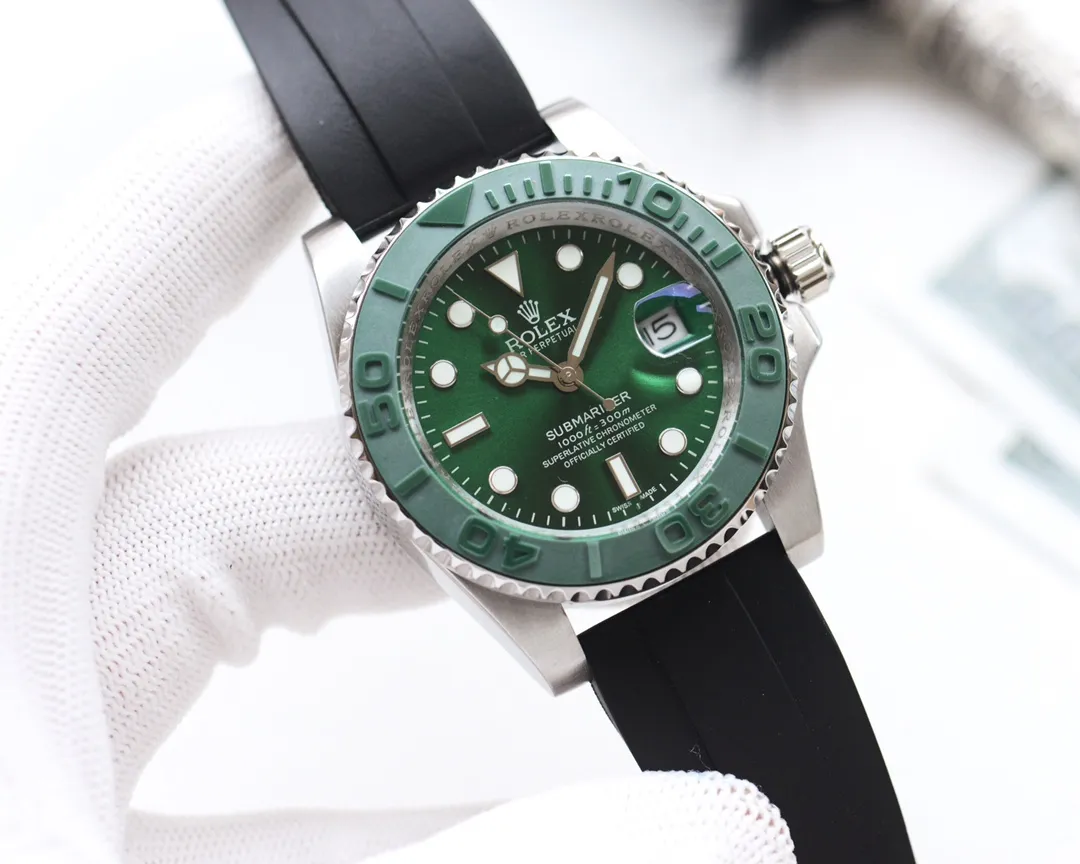 【Customized all-in-one machine】💰1640! Rolex-ROLEX🏅🏅 Type: Men's watch🎉🎉 Case: Top version 316 stainless steel L Strap: Natural rubber waterproof tape Movement: Japanese Citizen 8215 mechanical movement⚙️ Mirror: Mineral scratch-resistant mirror glass Size: 42mm in diameter, 12mm thick 🍷Exquisite inheritance of real effects, quality guaranteed! ‼ ️The elegant style instantly enhances the charm of men and is a symbol of taste and noble life!