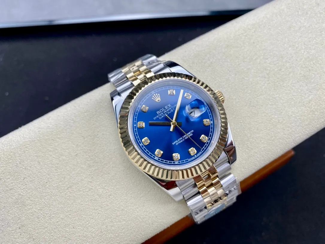 【High-end replica】💰1160! Rolex Single Calendar Datejust Series 41mm [Diameter] 41mm [Movement] Equipped with imported fully automatic mechanical movement [Ring] Rolex RingCommand triangular pit pattern / aperture [Mirror] Scratch-resistant sapphire glass mirror [Material] Imported 316L stainless steel case [Strap] Stainless steel (Oystersteel) optional three-bead/five-bead chain strap [Buckle] Original buckle Super high quality, more beautiful in kind, market exclusive! Classic men's casual watch, the standard accessory for successful men, allowing you to wear it once and for all!