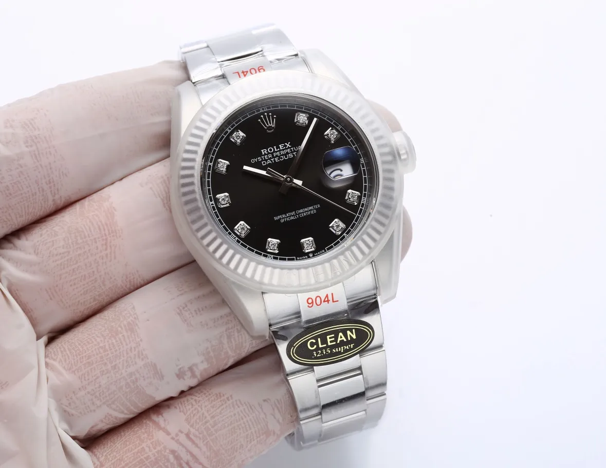 Clean Factory C Factory Rolex Log Series 41mm 126334 drill nails/standard moissanite reject 🙅low-end zircon. It is equipped with a 3/5 bead strap, a 3235 movement, a sunray radiant dial/natural mother-of-pearl dial, and the color craftsmanship is matched. The details to the diamond support are all purchased from Taiwan, and the corners are polished. (Focus on original new machines) Focus is an attitude, produced by JH!