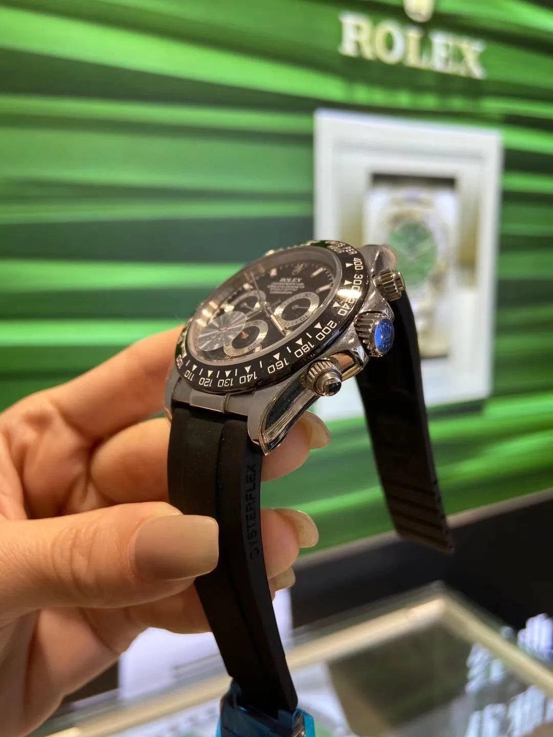 【High-end replica】💰1160! Rolex - Rolex Daytona men's mechanical watch Movement: Imported Citizen 8215 movement Size: Diameter 40mm Thickness 11mm Case: 316 stainless steel case Mirror: Sapphire mirror Strap: Comfortable silicone strap-original buckle