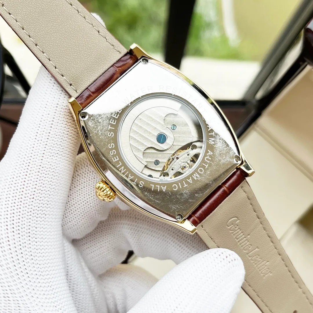 【Customized all-in-one machine】💰1560! Rolex-ROLEX men's watch, fully automatic imported 9015 all-in-one mechanical movement, sapphire mirror, 316L stainless steel case, genuine calfskin strap, simple and elegant, business essentials, size: diameter 42mm, thickness 12mm