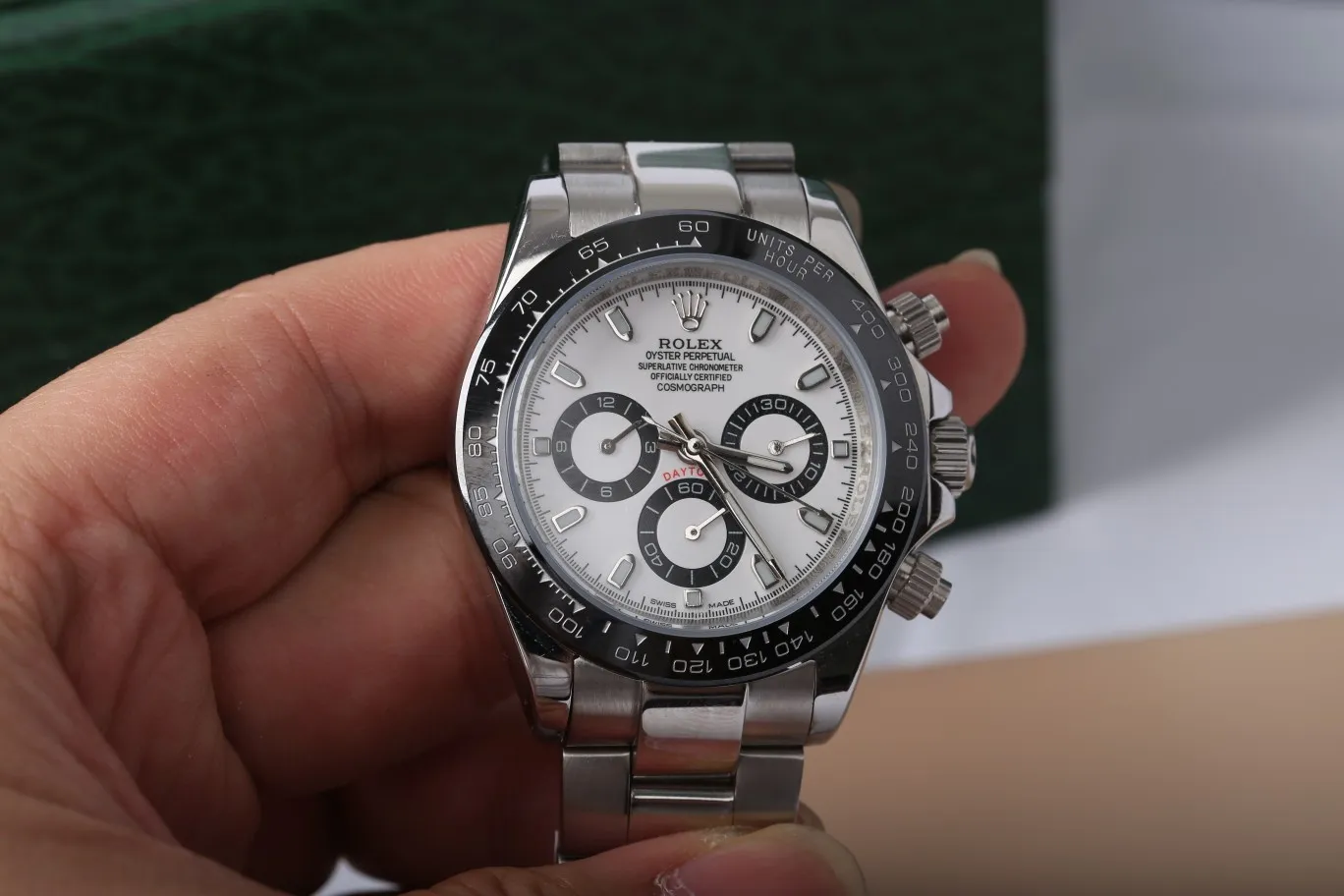 【High-end replica】💰1160! Rolex --- distinguished Daytona series mechanical men's watch! Top men's watch, imported 316 stainless steel case! Mineral super strong mirror, long-lasting wear resistance, rotatable ceramic ring, 316 stainless steel strap watch, fully automatic mechanical movement, accurate travel time, size 40mm and thickness 11mm, new product exclusive assembly is hot-selling... Bowl beauty display, infinite charm, extraordinary temperament, come and snap up, the best products are endless!