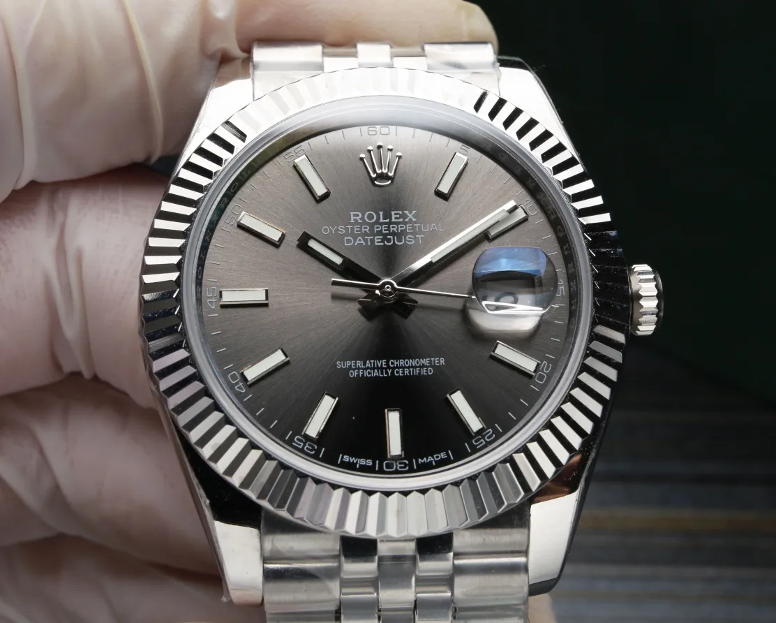 【High-end replica】💰1160! 【Customized all-in-one machine】💰1720! Rolex Datejust 41mm replica original mold opening, all details strive to be perfect, new five-bead chain ❗️Ultra-transparent sapphire mirror equipped with 2824 movement classic new product: Rolex Datejust continues to improve the replica effect, ROLEX Rolex gold, rose, stainless steel research spirit of continuous improvement, especially the industry recognition of the five artifacts, the current sales have been on the rise! [Size] Diameter 41mm [Mirror] Anti-scratch blue crystal glass, anti-reflective convex magnified calendar window [Case] ​​Winding crown, [Movement] Stable replica of 2824 automatic mechanical movement, [Strap] Oyster three-section bracelet folding buckle, waterproof more than 100 meters. Craftsmanship... The real thing is great! (Focus on original new machines) Focus is an attitude, produced by JH!