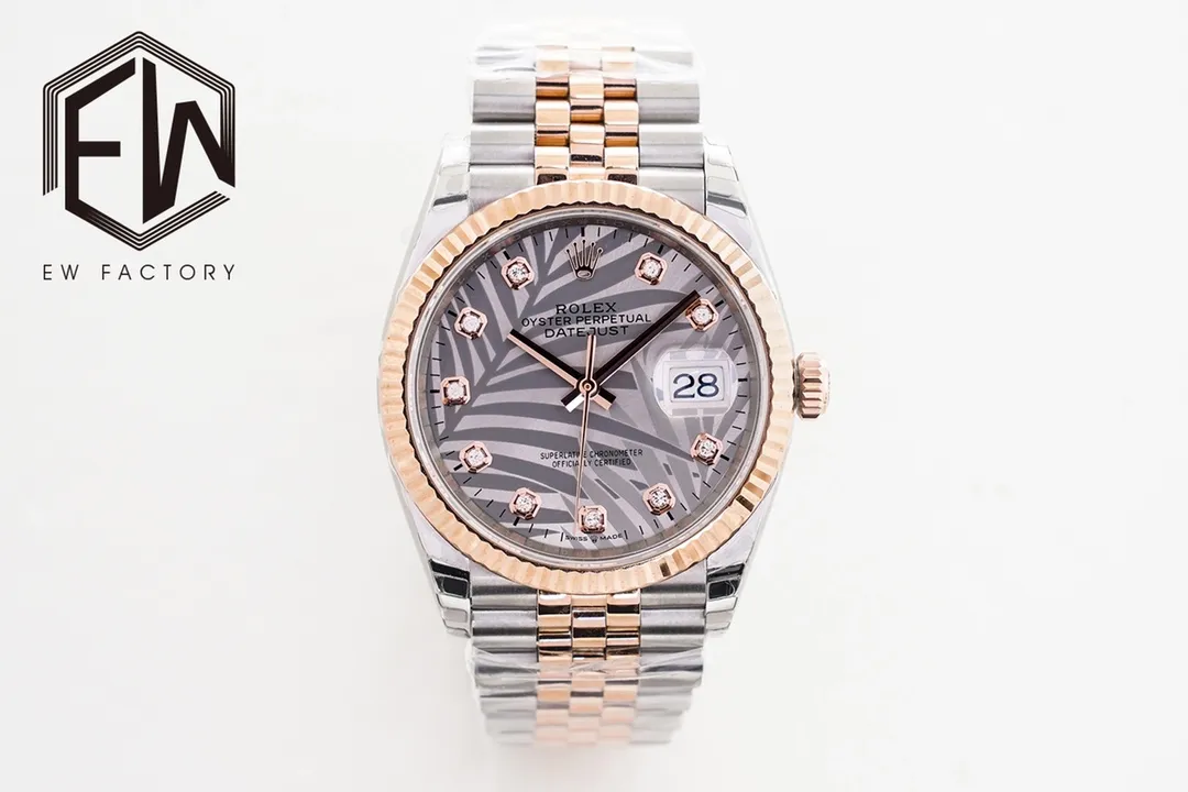 【High-end replica】💰1360! 【Customized all-in-one machine】💰1920! 【Top Replica】💰Private chat! ! ! [2023 New Style] Rolex Datejust 36 Series ① Exclusively customized 3235 movement, kinetic energy storage up to 72 hours, stable and reliable quality; ② Case: same size and thickness as the original; ③ Text: polished nails, top Swiss ice blue luminous, delicate shading, color matching; ④ Glass: sapphire glass with 2.5x magnifying glass effect, transparent glass; ⑤Watch strap: Top-notch workmanship. Each strap fits perfectly with the lug, giving the wrist the highest comfort. Produced by EW, it must be a high-quality product. Every extreme detail is the sincerity of the EW factory’s ingenuity and development; this picture is a real shot of a top-grade replica!