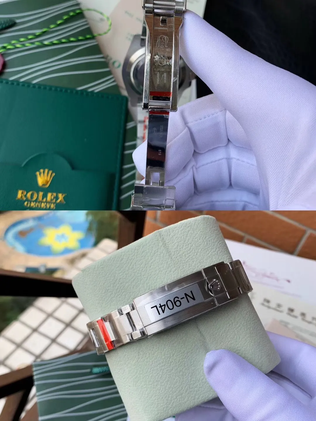 【Top Replica】💰3700! Factory N V8 version 2836 movement arrives‼ Official one-to-one replica of the original version (super version) Rolex SUB Submariner series model 116610 gold series/green water ghost/black water ghost/blue water ghost, original mold opening, equipped with 2836 movement, the most classic Oyster style: [904L stainless steel case] size 40mm X The 13mm Oyster case is consistent with the original product. Through careful polishing and strict quality control, the shape is ensured to be in place, and the brushing and polishing are comparable to the original craftsmanship. [Crown] One case and one crown, carefully crafted, each crown logo faces upright, highlighting the symbol of the king. The master watchmaker strives for excellence in every detail, and continues the waterproof system of the lock, just like the original. [904L Stainless Steel Watch Strap] The three-row link Oyster watch strap is made of fully brushed technology, which is delicate and clean. It is equipped with an Oyster safety buckle. The elegant solid link watch strap is full of texture and comfortable to wear. [Mirror] Made of scratch-resistant sapphire mirror and blue film calendar crystal. [Bezel] The bezel is made of one-piece (non-etched) sapphire luminous beads, the platinum electroplated scale has a uniform color that will never fade, and the ice blue super bright luminous. 300 meters waterproof. Each watch has been strictly tested before leaving the factory to ensure quality. Please pay attention to more details. 🔥Top quality products are constantly produced🔥