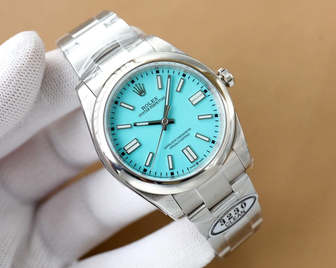 【High-end replica】💰1160! 【Customized all-in-one machine】💰1720! Rolex Oyster Perpetual 41mm men’s brand new upgrade! The colors are complete, and the official website has matching colors❤️! It is equipped with a brand new imported 9015 all-in-one mechanical movement, which has stable running time. The mirror is made of double-layer sapphire mirror, which is more wear-resistant and scratch-resistant. It is waterproof to a depth of 100 meters and can swim🏊. Buy with confidence! 😘