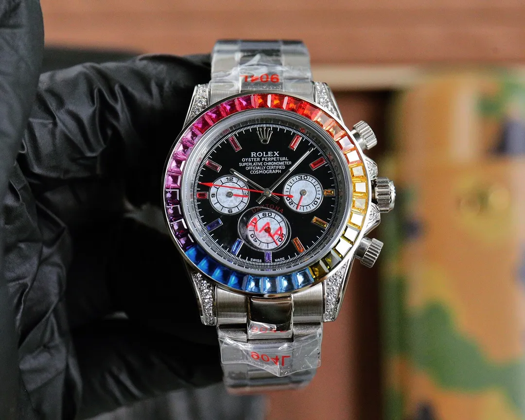 【High-end replica】💰1720! 🎩ROLEX Daytona series, automatic machine, stainless steel case, size 43mm, coated glass, stainless steel strap, original buckle, the Rolex Daytona you can’t put down, the endless product once and for all
