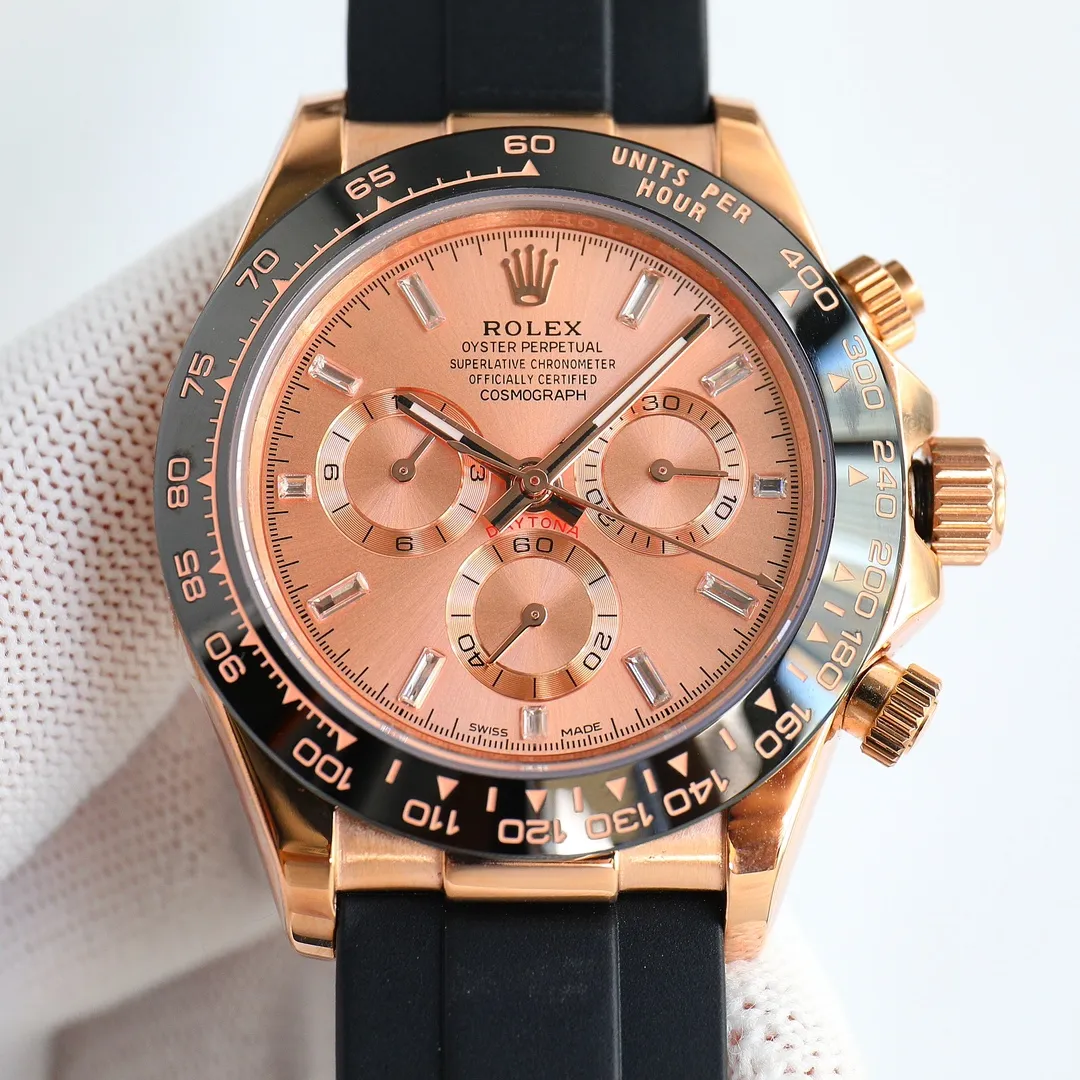 【High-end replica】💰1160! 【Top Replica】💰Private chat! Rolex Daytona, exclusive quality 904 steel version, top replica ROLEX Rolex Daytona, Daytona chronograph watch, 904l stainless steel, screw-in crown and buttons, using Swiss 4130 automatic mechanical chronograph and running seconds movement, efficient, accurate and stable, table diameter 40mm, thickness 12.2mm, same model as Shawn Yue. This picture is a top replica real shot!