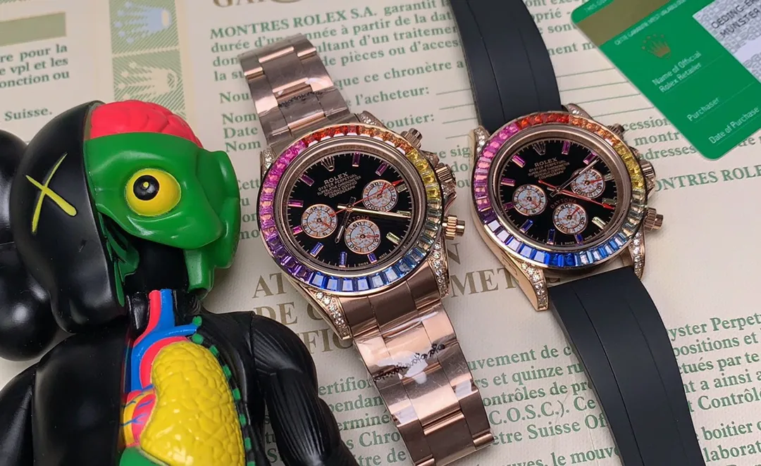 【Foreign trade import】💰1160! Rolex ROLEX⌚️Daytona Series💀Automatic •40mm🔴️Mineral-strengthened glass🎱Three-bead steel strap🍴Safety buckle🃏Life moves forward every second, but never comes back♠️And there is only a limitless sea of ​​learning