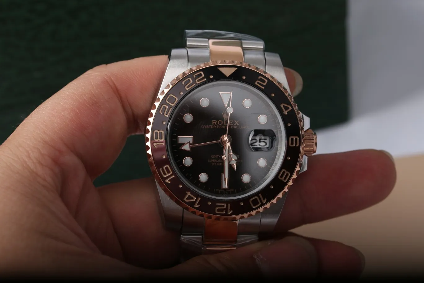 【High-end replica】💰1160! Rolex GMT-Master equipped with fully automatic imported Citizen 8215 movement, size 40MM, two-way ceramic ring, sapphire mirror anti-scratch, affordable price, action is worse than action, so hurry up if you like it❤️