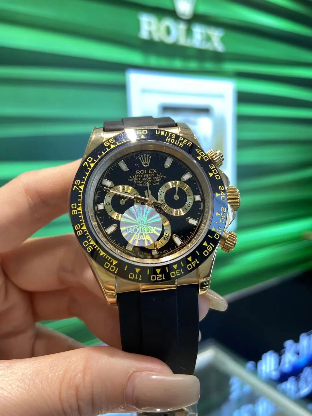 【High-end replica】💰1160! Rolex - Rolex Daytona men's mechanical watch Movement: Imported Citizen 8215 movement Size: Diameter 40mm Thickness 11mm Case: 316 stainless steel case Mirror: Sapphire mirror Strap: Comfortable silicone strap-original buckle
