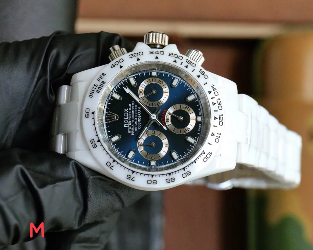 【High-end replica】💰1900! 🎩Rolex Daytona Series ROLEX Daytona Series Ceramic Case Size 43mm Sapphire Glass Mirror Swiss Quartz Chronograph Movement Ceramic Strap Original Buckle The Rolex Daytona You Can’t Put Down, The Endless Product Once and for All