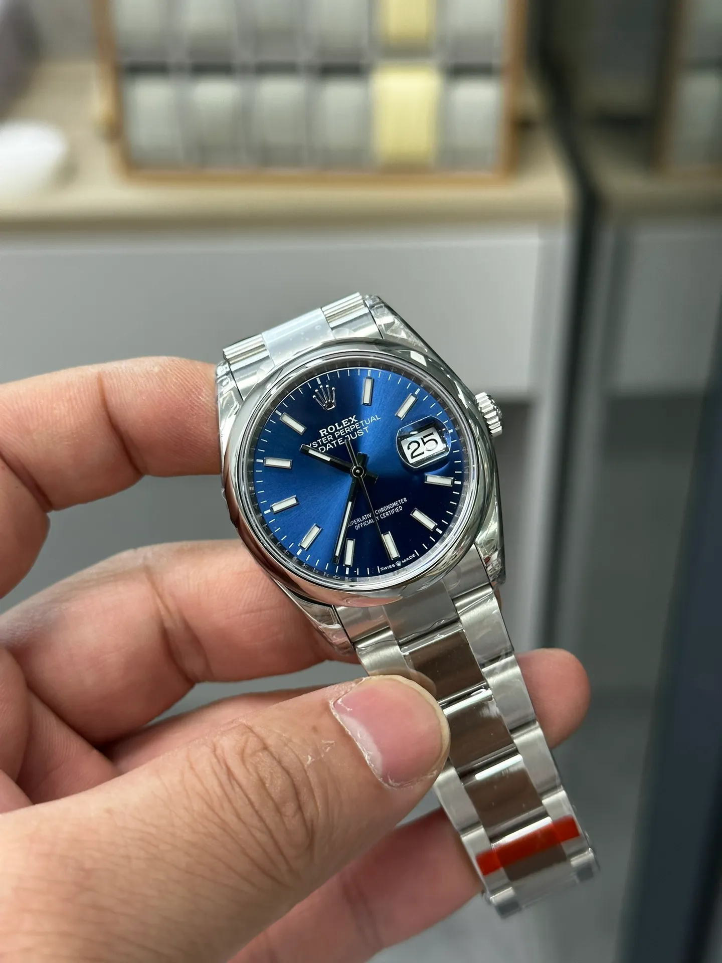 Rolex Blue Aperture Diary Real Shot❤️
