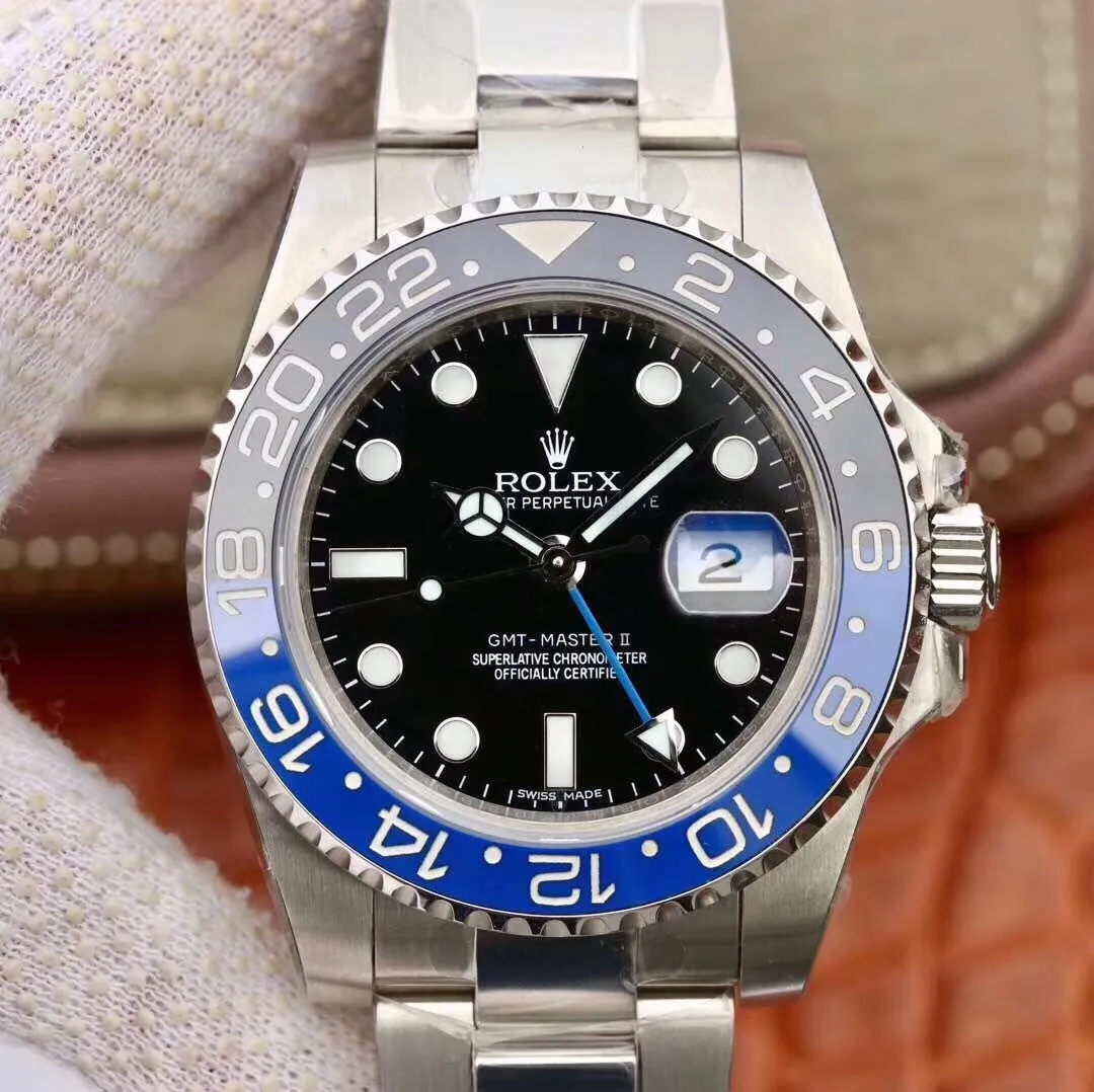 【High-end replica】💰1160! 【Customized all-in-one machine】💰1720! [Top replica] Private chat! ! ! The Rolex Greenwich [GMT-Master II] is one of Rolex's best-selling watches. It is equipped with a real ceramic ring and platinum fonts. The imported 9015 all-in-one mechanical movement has stable and reliable quality. The diameter is 40mm. It is developed one-to-one from the original.