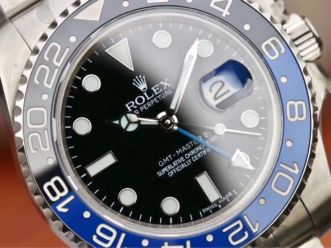 【High-end replica】💰1160! 【Customized all-in-one machine】💰1720! [Top replica] Private chat! ! ! The Rolex Greenwich [GMT-Master II] is one of Rolex's best-selling watches. It is equipped with a real ceramic ring and platinum fonts. The imported 9015 all-in-one mechanical movement has stable and reliable quality. The diameter is 40mm. It is developed one-to-one from the original.