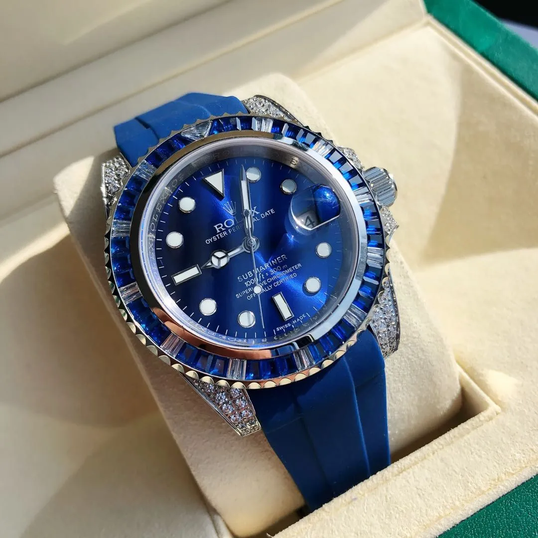 【Foreign trade import】💰1240! Rolex ROLEX Submariner Series Fully Automatic Machinery 40*13mm Arch Tempered Glass🍴Stainless Steel Strap Anyone can dress up brightly, but personal taste is revealed in the details of clothing