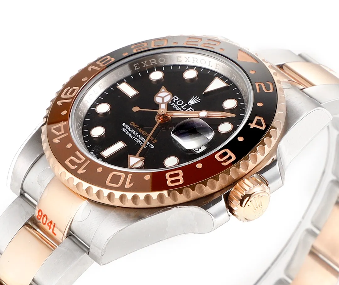 Factory C made a major breakthrough and recreated the pinnacle of the Rolex GMT-Master (Coca-Cola) one-piece red and blue ceramic ring. 🎮RK5 is the only ceramic ring in the market that is comparable to the color of the genuine product. It is shockingly launched. The steel is made of authentic imported 904L raw materials, forged and polished, and is equipped with the 3186/3285 all-in-one fully automatic mechanical movement, which is consistent with the original product. It has accurate and stable travel time. Professional testing and inspection, zero repairs! 🎮 Genuine consistent GMT needle on the second layer and quick time adjustment to adjust the calendar, 40mm, 904L steel case bracelet, sapphire mirror, super luminous, two-way ceramic rotating bezel, folding buckle. Please look for the exclusive high-end quality code: NV126688, exclusive Huan logo. Welcome to reprint! (Comes with the same screwdriver as pictured/Same day shipping)