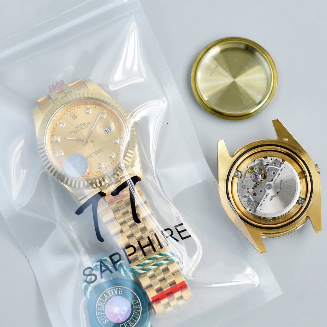 【High-end replica】💰1720! Rolex Datejust series workmanship upgrade: 1⃣️ Using 316L precision cultured case "fitting" original grade (150 meters waterproof) 2⃣️ The link between the strap and the case reaches the highest standard in the industry "flush docking" (different from the ordinary version, uneven and scratchy) 3⃣️ Noise reduction shock-absorbing inner cover 4⃣️ Full watch original protective film Configuration parameters: Brand: Rolex Series: Datejust series Movement: 100% pure new machine imported from Japan (model 8215) with a designed service life of 15 years. Quality control: Every watch is strictly inspected by Tt factory QC staff and shipped after proofreading (buy with confidence) Case material: 316L stainless steel CNC engraving, ultra-precision, waterproof depth 150 meters (comparable to counters) Lettering: Tt factory uses original three-dimensional "drill" nail lettering for the first time ⚠️⚠️Picture 5⃣️ is the exclusive built-in details of Tt factory Exclusive packaging bag Please pay attention to the details⚠️⚠️ Table diameter: 41MM Thickness 11MM Product grade: Super A Glass: wear-resistant sapphire crystal mirror, coated with multiple layers of anti-reflective coating Steel buckle: double folding safety buckle and push-open device (consistent with genuine products) Strap: genuine 316L steel after cutting process, polished parts and then hand-assembled, 360 degrees, no dead angle, 0 scratches, no scratches. The real thing is exquisite, heavy, sturdy and durable. The real thing is absolutely amazing when you get it. (The protective film is consistent with the original) Every watch⌚️ is shipped with unified packaging from Tt factory. Please ensure exclusive quality📷📷