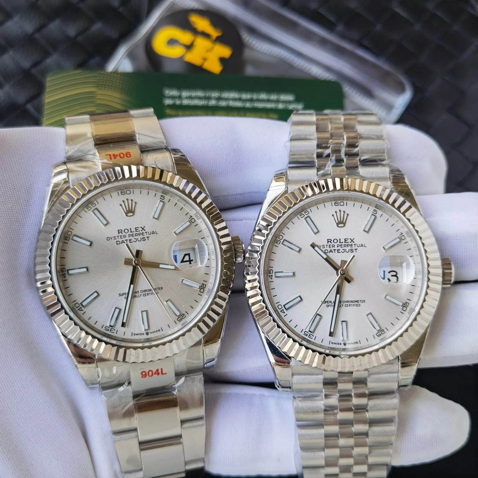 【High-end replica】💰1160! Customized all-in-one machine 💰1720! Rolex Datejust series, 904 stainless steel watch strap (2 styles), 5 five-piece and three-chain, genuine mold customization, custom bezel, size 41mm, equipped with the latest customized all-in-one 9015 imported movement, wear-resistant and scratch-resistant sapphire mirror!