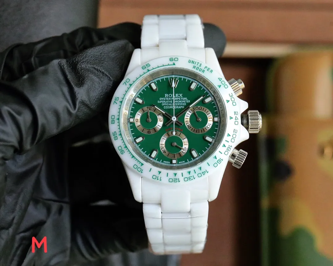 【High-end replica】💰1900! 🎩Rolex Daytona Series ROLEX Daytona Series Ceramic Case Size 43mm Sapphire Glass Mirror Swiss Quartz Chronograph Movement Ceramic Strap Original Buckle The Rolex Daytona You Can’t Put Down, The Endless Product Once and for All