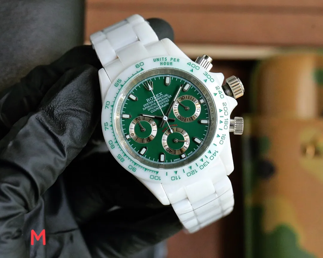 【High-end replica】💰1900! 🎩Rolex Daytona Series ROLEX Daytona Series Ceramic Case Size 43mm Sapphire Glass Mirror Swiss Quartz Chronograph Movement Ceramic Strap Original Buckle The Rolex Daytona You Can’t Put Down, The Endless Product Once and for All