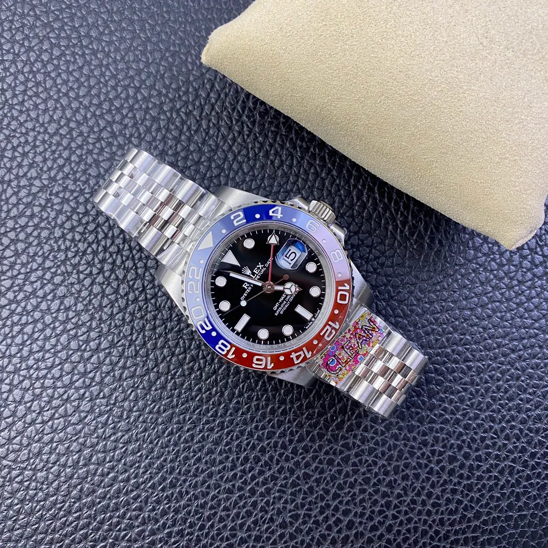 【High-end replica】💰1160! 【Customized all-in-one machine】💰1720! [Top replica] Private chat! ! ! The Rolex Greenwich [GMT-Master II] is one of Rolex's best-selling watches. It is equipped with a ceramic ring and platinum fonts. The Swiss 3285 mechanical movement has stable and reliable quality. The diameter is 40mm. It is developed one-to-one from the original.