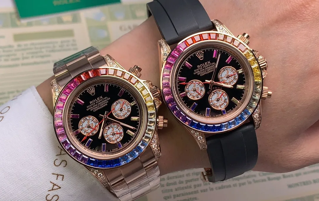 【High-end replica】💰1440! Rolex Daytona series is equipped with imported Citizen 8215 automatic machine, 40mm mineral-strengthened glass, three-bead steel belt, safety buckle. Life moves forward every second, but there is no time to look back, and there is only limitless learning.