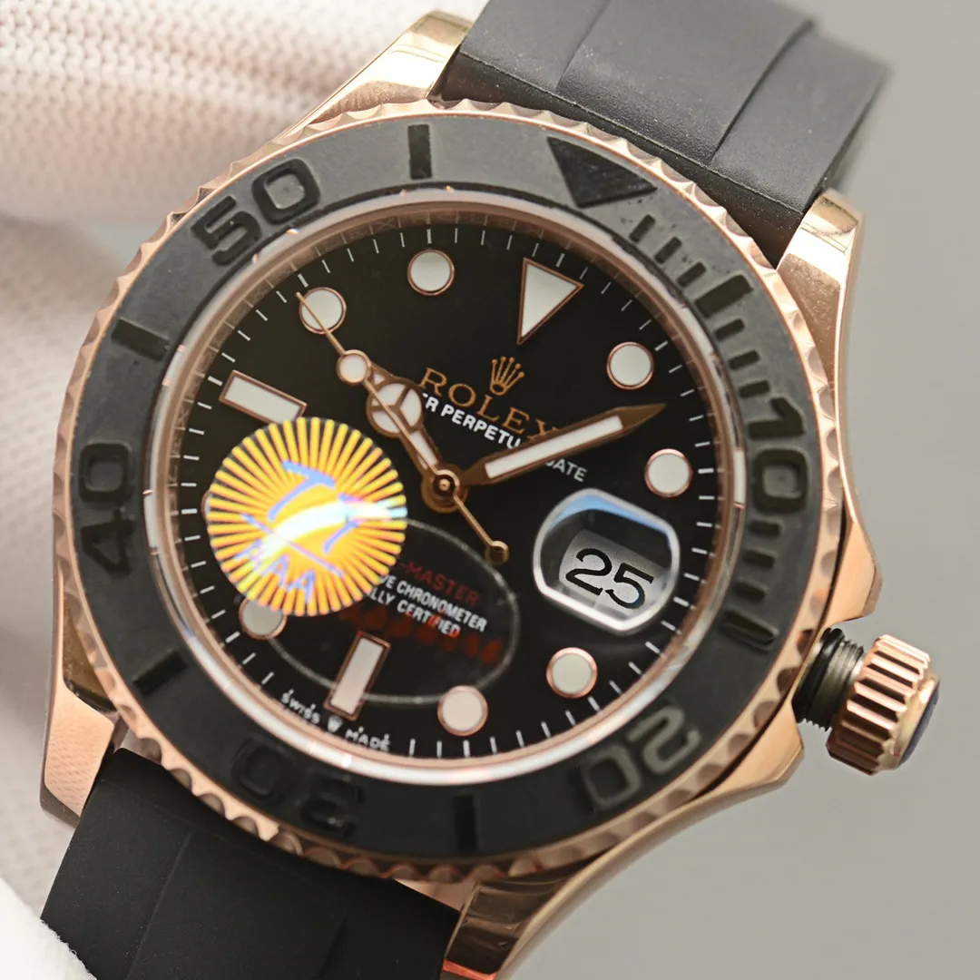 【High-end replica】💰1160! 【Customized all-in-one machine】💰1720! All Rolex Yacht-Master 40mm watches are shipped. On the basis of adhering to the characteristics of the brand, they are simultaneously matched with rubber straps and original buckles. [Movement] Equipped with dedicated and manufactured 0️⃣reworked, 💯new original Citizen 9015 fully automatic mechanical movement, with accurate travel time, excellent performance and a power reserve of up to 48 hours. [Case] 316L stainless steel case The original version of the ceramic ring rotates in both directions simultaneously, perfectly presenting the same curvature and luster as the original version. The ultra-strong high-density mineral glass mirror and exquisite workmanship perfectly inherit the original diving and swimming 🏊‍♀️Performance [Literal] The scale is clear, the luminous light is super long-lasting, the details are synchronized and authentic, the inner shadow ring is clear and the font is well-proportioned [Strap] 316L stainless steel adjustable buckle with imported high-quality rubber strap, comfortable and durable to wear ⚠️Please look for the exclusive quality