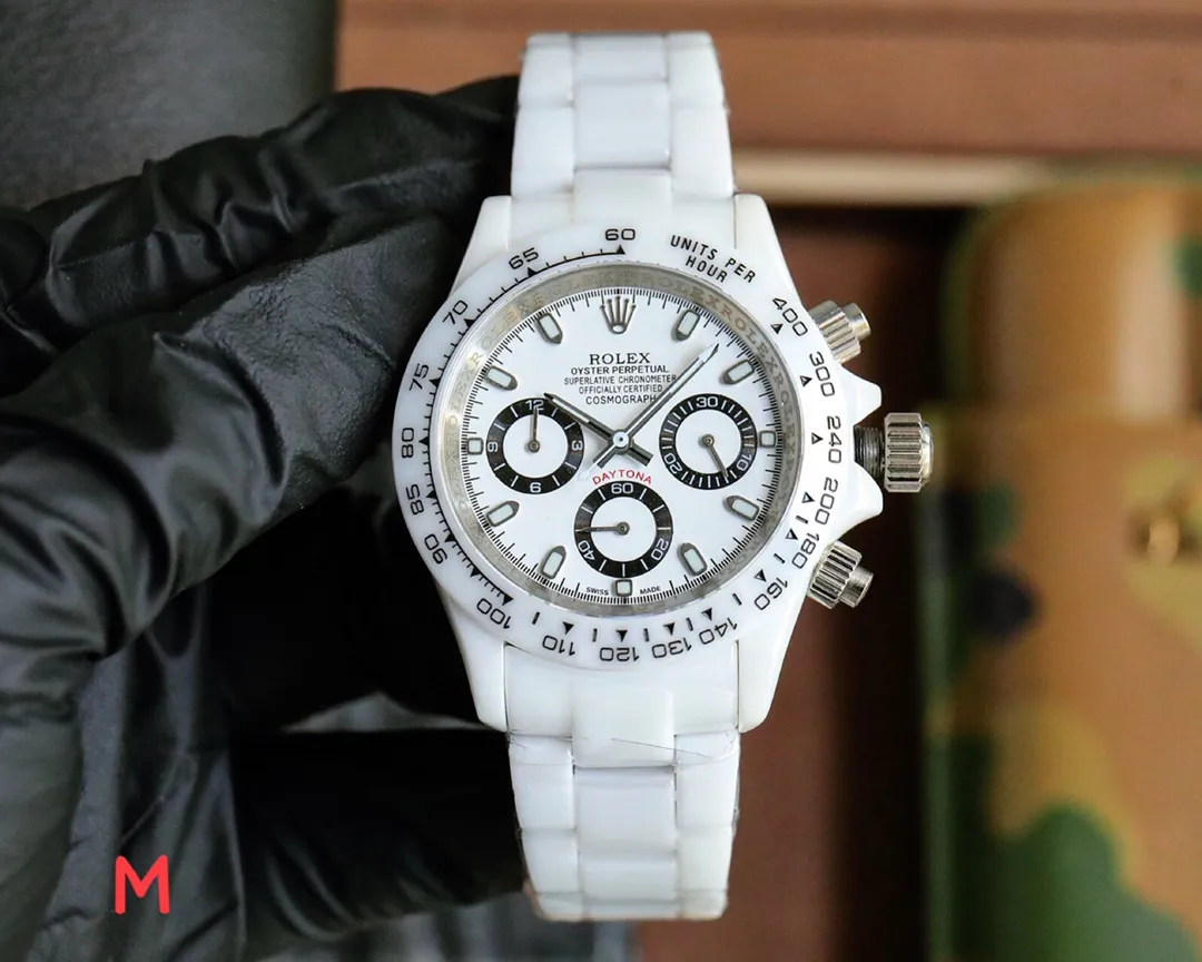 【High-end replica】💰1900! 🎩Rolex Daytona Series ROLEX Daytona Series Ceramic Case Size 43mm Sapphire Glass Mirror Swiss Quartz Chronograph Movement Ceramic Strap Original Buckle The Rolex Daytona You Can’t Put Down, The Endless Product Once and for All