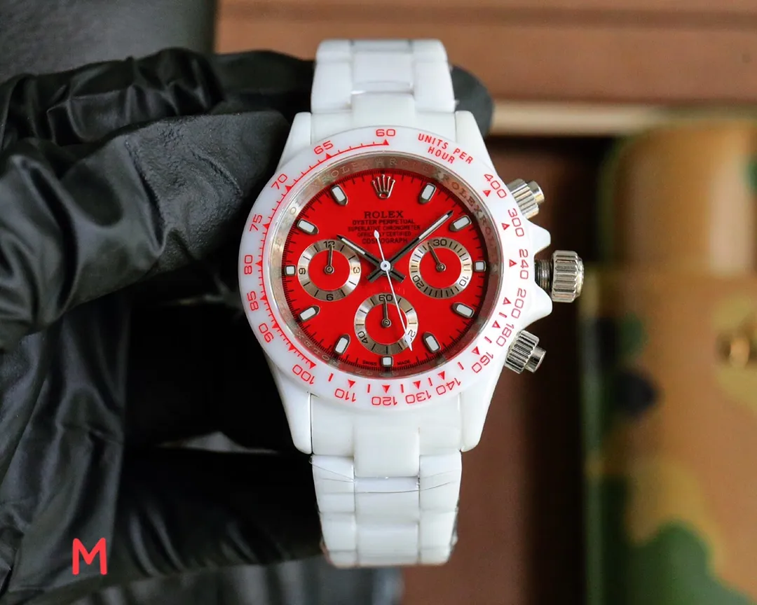 【High-end replica】💰1900! 🎩Rolex Daytona Series ROLEX Daytona Series Ceramic Case Size 43mm Sapphire Glass Mirror Swiss Quartz Chronograph Movement Ceramic Strap Original Buckle The Rolex Daytona You Can’t Put Down, The Endless Product Once and for All