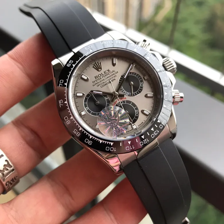 【Foreign trade import】💰970! Rolex ❄Type: 6-pin Daytona series men's watch ❄Strap: top imported anti-allergic rubber strap ❄Movement: top imported mechanical movement ❄Material: super strong sapphire glass mirror ❄Size: diameter 43mm, thickness 12mm ❄Workmanship: imported ceramic ring