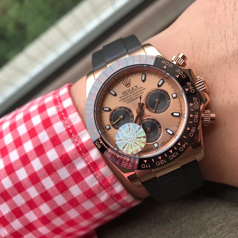 【Foreign trade import】💰970! Rolex ❄Type: 6-pin Daytona series men's watch ❄Strap: top imported anti-allergic rubber strap ❄Movement: top imported mechanical movement ❄Material: super strong sapphire glass mirror ❄Size: diameter 43mm, thickness 12mm ❄Workmanship: imported ceramic ring