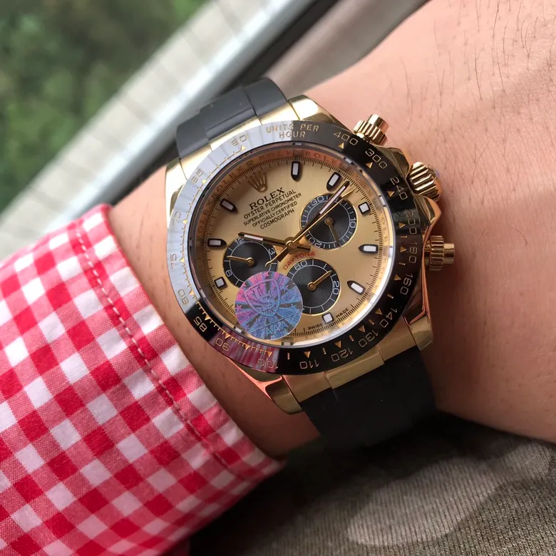 【Foreign trade import】💰970! Rolex ❄Type: 6-pin Daytona series men's watch ❄Strap: top imported anti-allergic rubber strap ❄Movement: top imported mechanical movement ❄Material: super strong sapphire glass mirror ❄Size: diameter 43mm, thickness 12mm ❄Workmanship: imported ceramic ring