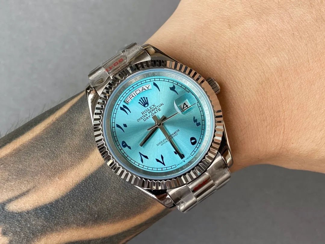 【High-end replica】💰1300! ROLEX Best Selling Classic Series: Datejust Oyster Dual Calendar Series Movement: Top imported fully automatic Citizen 8215 mechanical movement dual calendar display Case: Made of 316 stainless steel case Mirror: Sapphire scratch-resistant mirror Size: Diameter 40mm Thickness 10mm