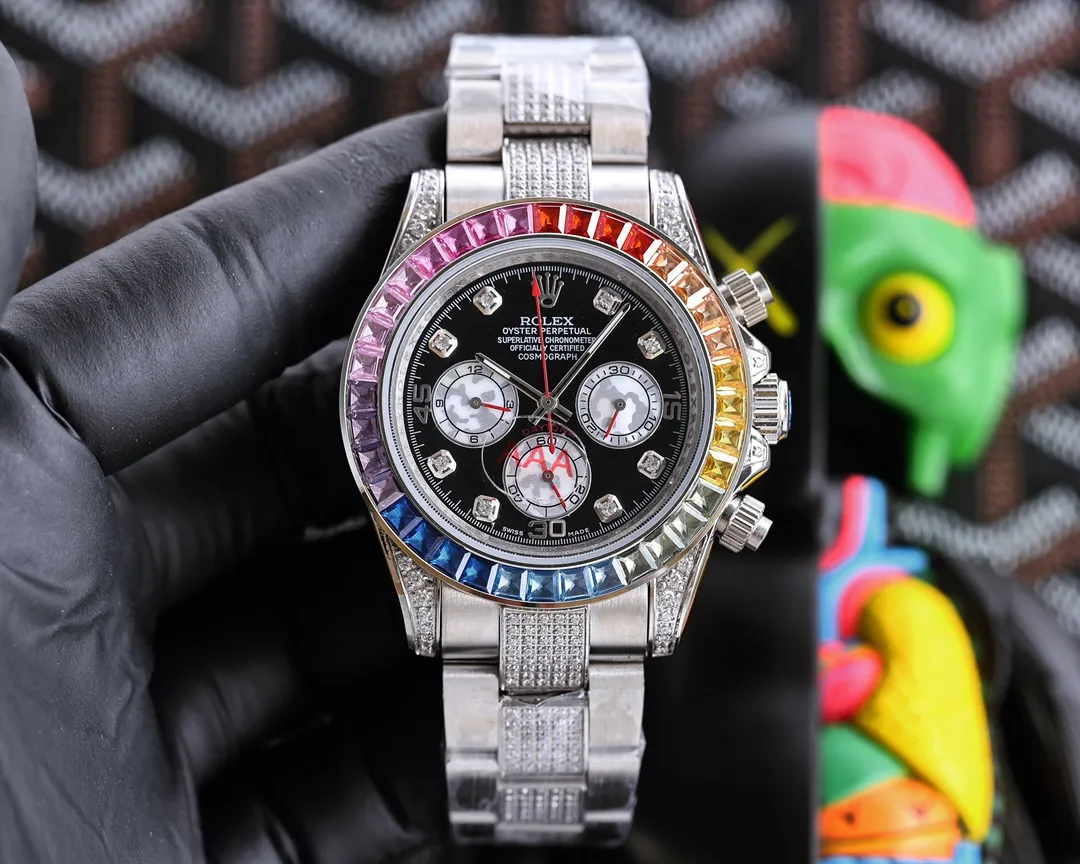 【Top Replica】💰Private chat! Rolex's top toy addict, if you don't like fake street watches, he will definitely be your best friend. Rolex's most classic Submariner Submariner was used as the prototype. After a second modification of the ring, it was then inlaid with top-quality natural stones. It is very shiny and extremely difficult. It is currently the most sparkling craftsmanship of the same material. The movement adopts a fully automatic mechanical movement, with super luminous characters and completely fits the case. The 2cm flexible adjustment buckle inside the buckle makes it easy to adjust the size. Profession creates the future, once and for all. Size 40mm!