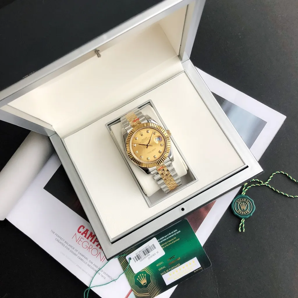 【High-end replica】💰1240! The 2022 new Rolex Datejust 41mm men's watch has been upgraded to the official version [color], the original hot-selling hot model, the 41mm diameter is more contemporary, the official update is suitable for the public, and the size is suitable for the public! "Once and for all" is waiting for you. Highlight 1: Continue to uphold the brand new imported Citizen 8215 movement, factory movement testing and adjustment! The appearance details are all original and authentic! Really built both inside and outside [Strong] Highlight 2: Original and consistent factory accessories; Highlight 3: Corrected 41mm official synchronous original buckle, polished five-bead bracelet parts! The affordable Citizen is truly built with the quality standards of major manufacturers [strong] Highlight 4: The bar scale is highly efficient and super strong, filled with long-lasting luminous powder, and the luminous quality is comparable to the original! The workmanship of the dial is exquisite, and the fonts, scales and details are all derived from the craftsmanship of large manufacturers, which is comparable to the original [strong] Highlight five: scratch-resistant sapphire crystal glass mirror, anti-reflective convex magnifying (2.5-digit) calendar window, the magnification is synchronized with the original, and the time and calendar reading are clear and transparent [strong]