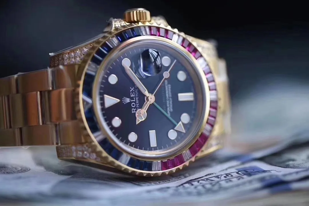 【High-end replica】💰1720! Rolex ROLEX GMT-Master II Greenwich Series Imported fully automatic Citizen 8217 mechanical movement • 40mm • Sapphire mirror (blue light magnifying glass) • Three-bead steel belt • Safety buckle Luminous Temperament does not mean taste. Your choice can prove it.
