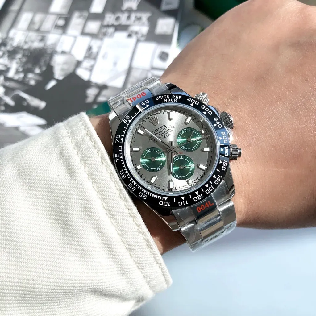 【High-end replica】💰1160! Customized all-in-one machine 💰1720! Rolex Daytona Series [Diameter] 40mm [Movement] Equipped with imported fully automatic mechanical movement [Ring] Imported finely polished ring/ceramic ring [Mirror] Scratch-resistant sapphire glass mirror [Material] Imported 316L stainless steel case [Strap] Stainless steel three-bead strap/high-quality tape [Buckle] Original buckle Super high quality, more beautiful in kind, market exclusive! Classic men's casual watch, the standard accessory for successful men, allowing you to wear it once and for all!