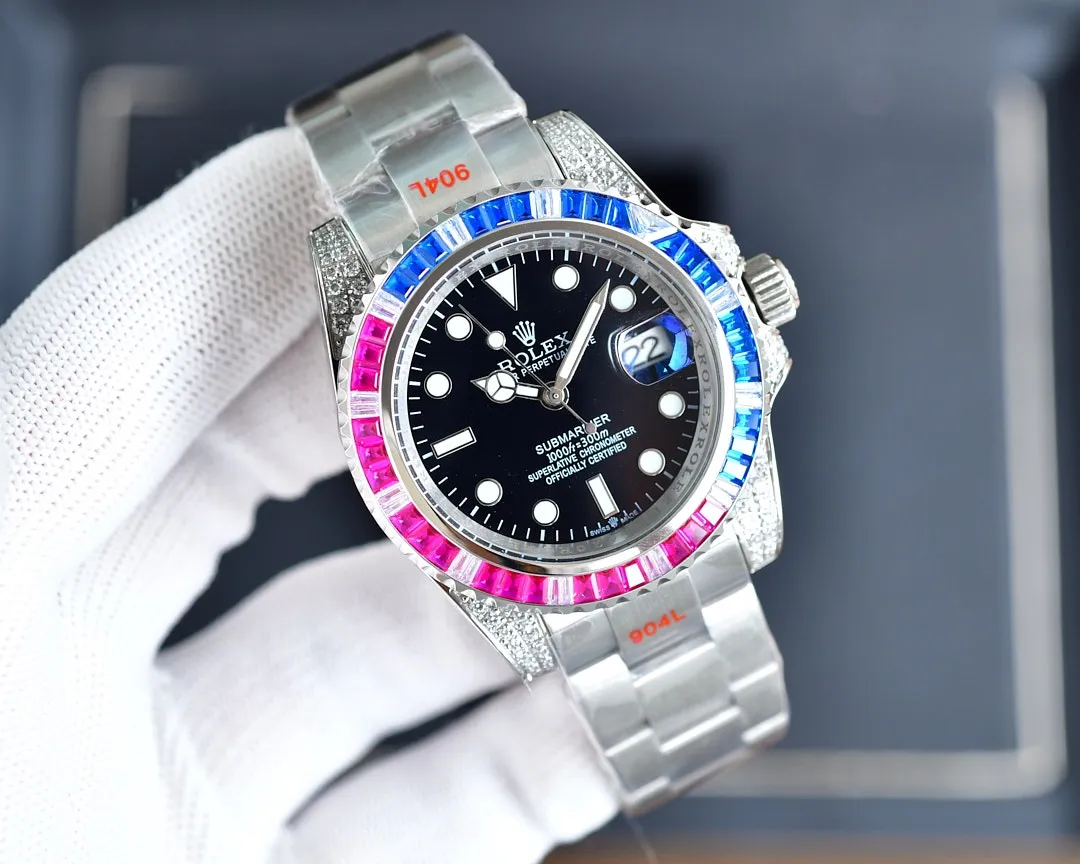 【High-end replica】💰1360! Rolex ROLEX Submariner series is equipped with fully automatic imported Citizen 8215 mechanical movement, size 40*13mm, sapphire mirror, stainless steel strap. Anyone can dress up brightly♠️but personal taste is revealed in the details of clothing😘