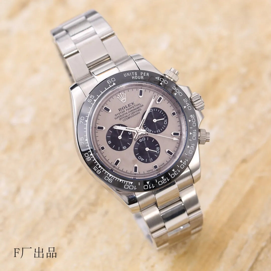 【High-end replica】💰1240! Rolex - Rolex Style: Daytona men's mechanical watch Movement: Imported fully automatic Citizen 8215 movement Size: Diameter 40mm Thickness 11mm Case: 316 stainless steel case Mirror: Sapphire mirror Strap: Comfortable silicone strap-original buckle