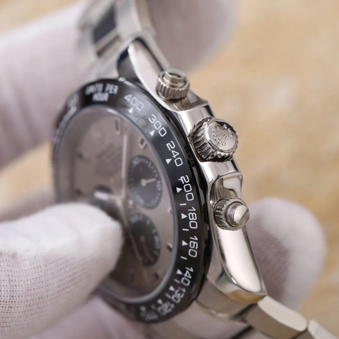 【High-end replica】💰1240! Rolex - Rolex Style: Daytona men's mechanical watch Movement: Imported fully automatic Citizen 8215 movement Size: Diameter 40mm Thickness 11mm Case: 316 stainless steel case Mirror: Sapphire mirror Strap: Comfortable silicone strap-original buckle
